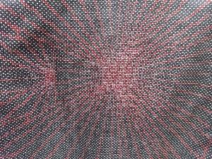 アンティーク　抽象模様織り出し本場泥大島紬着物(5マルキ)